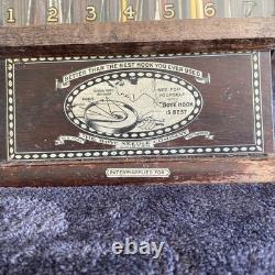 The Boye Needle Company Wood Display Case Countertop Store Approx. 50 Needles