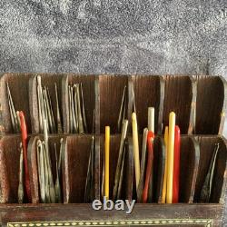 The Boye Needle Company Wood Display Case Countertop Store Approx. 50 Needles