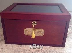 The Complete U. S. Presidents Coins Collection Wood Display Case Counter Top Case