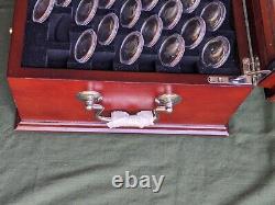 The JFK Golden Anniversary Collection 130 Half Dollars in Wood Display Case