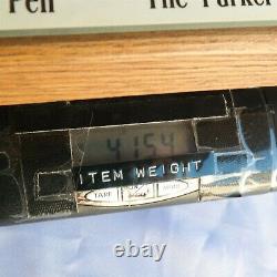 The Parker Lucky Curve Fountain Pen Factory Display Case Glass 16 1/4 Nice