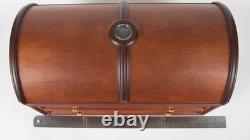 The State Quarters Wood Treasure Chest The Danbury Mint Woden Display Case 16x8