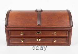 The State Quarters Wood Treasure Chest The Danbury Mint Woden Display Case 16x8