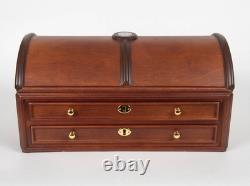 The State Quarters Wood Treasure Chest The Danbury Mint Woden Display Case 16x8