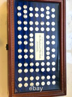 The White House Historical Association Mini Coin Collection Wood Display Case