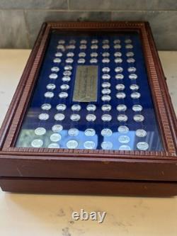The White House Historical Association Mini Coin Collection Wood Display Case