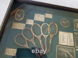The Wimbledon Championships Wood and Glass Display Case