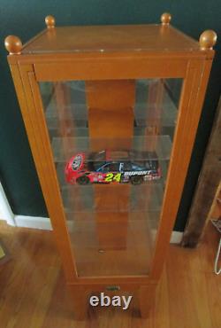 Thomas Kinkade Museum Series Wood Store Display Rotating Case /Cabinet 12x40