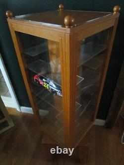 Thomas Kinkade Museum Series Wood Store Display Rotating Case /Cabinet 12x40