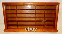 Thomas Pacconi 1900-2000 Classics Wooden 30 Car Display Case With Acrylic Panel