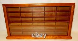 Thomas Pacconi 1900-2000 Classics Wooden 30 Car Display Case With Acrylic Panel