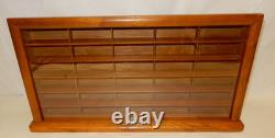 Thomas Pacconi 1900-2000 Classics Wooden 30 Car Display Case With Acrylic Panel