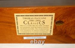 Thomas Pacconi 1900-2000 Classics Wooden 30 Car Display Case With Acrylic Panel