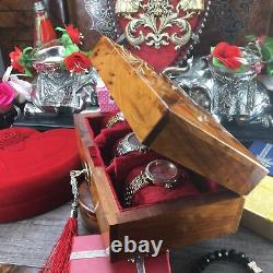 Thuya wooden Watch Box, Handmade Jewelry Storage, New Year Gift, Watch case box