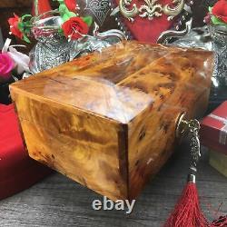 Thuya wooden Watch Box, Watch Case, Handmade Jewelry Storage Watch Box