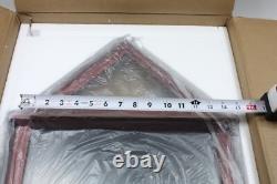 Tieeqe Solid Wood Flag Display Case Military Shadow Box Fit a Folded 3'x5' Flag