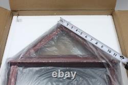 Tieeqe Solid Wood Flag Display Case Military Shadow Box Fit a Folded 3'x5' Flag