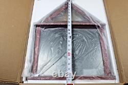 Tieeqe Solid Wood Flag Display Case Military Shadow Box Fit a Folded 3'x5' Flag