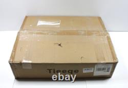 Tieeqe Solid Wood Flag Display Case Military Shadow Box Fit a Folded 3'x5' Flag