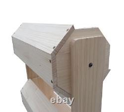 Tiered Wooden Produce Display Fresh Market Fruit Rack Supermarket Wood Bins Rack