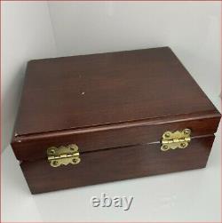 Tiffany & Co Cherry Wood Mens or Ladies Jewelry or Watch Box, Beautiful