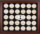 Tigers Logo Mahogany Framed 30-ball Display Case