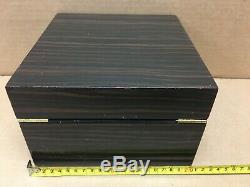 Tom Ford 8 x 8 Wood & Gold Display Box Case Authentic. Rare