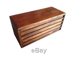 Toyooka Craft Wooden Fountain Pen Display Case 100 Slot Stationery Box F/S New