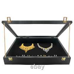 Trade Show Display case SMALL 18 X 22 / BLACK FELT / Made in the USA