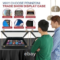 Trade Show Display case SMALL 18 X 22 / BLACK FELT / Made in the USA