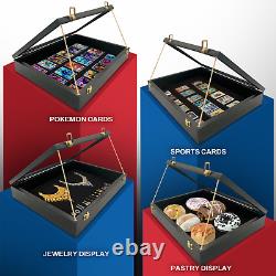 Trade Show Display case SMALL 18 X 22 / BLACK FELT / Made in the USA