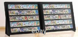 Trading Card Display Case 100 Ungraded USA Tabletop Sport Wood Show Stand Frame