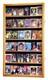 Trading Card Display Case 36 Ungraded Tcg Sport Top Loader Wood Oak Wall Cabinet