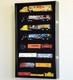 Train Display Case Ho Scale Black Cab Truck Car Trailer Rig Diecast Wood Cabinet
