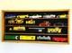Train Display Case O Scale Oak Railroad Model Locomotive Wood Showcase Cabinet