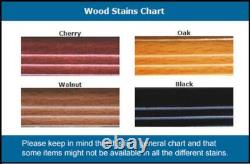 Train Display Case O Scale Oak Railroad Model Locomotive Wood Showcase Cabinet