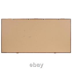 Trains Display Case Wall Cabinet Shelves Compatible with Mahogany
