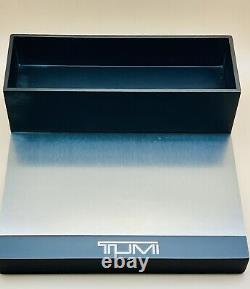 Tumi Multi-Use Retail Display Case Brand New. Color Black & Gun Metal Silver