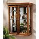 Tuscan Country Style Wall Curio Cabinet 26 Hardwood Display Case