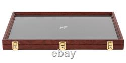 Two Timbers Extra Large Display Case Cherry Finish 2x18x24 Knife Arrowhead
