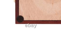 Two Timbers Extra Small Display Case Cherry Finish Wood Box Glass Top