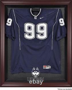 UConn Huskies Mahogany Framed Logo Jersey Display Case Fanatics