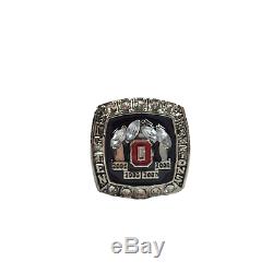 USA Ohio State Buckeyes 8 Championship Ring Set With Cherry Wood Display Case