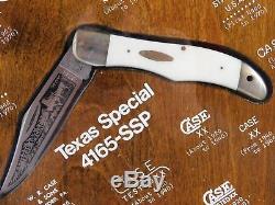 VTG 1977 CASE XX 4165-SSP TEXAS SPECIAL POCKET KNIFE with Wood Display