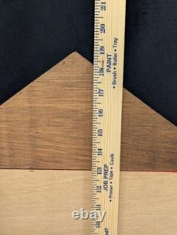 VTG Enesco My Collection Wood Wall Display Case Glass Door Hanging Curio Cabinet