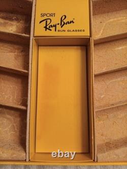 VTG RARE Ray-Ban Sport Sunglasses Traveling Promo Display Case 16x12.5 & Bag