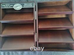 VTG ZIPPO WOOD COLLECTION DISPLAY CABINET CASE BOX HOLDER Spirit of St. Louis