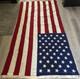 Valley Forge 100% Cotton Bunting Usa American Flag With Wood Display Case