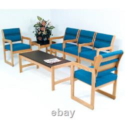 Valley Three Seat Chair withCenter Arms
