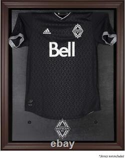 Vancouver Whitecaps Brown Framed Team Logo Jersey Display Case